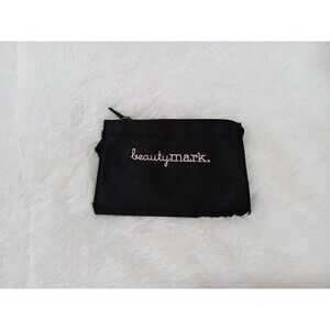 BeautyMark Women's Zip Closure Cosmetic / Toiletry Bag (Black) NEW!!!